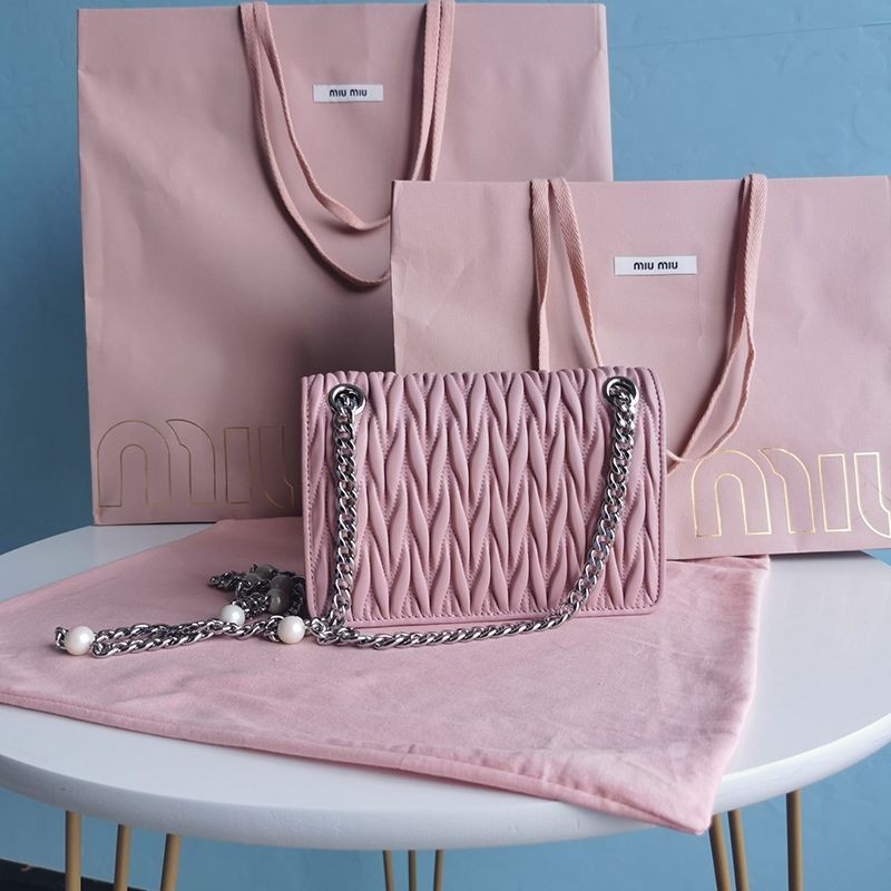 Miu Miu Quilted Nappa Leather Mini Bag Myf75824 - Sold Out