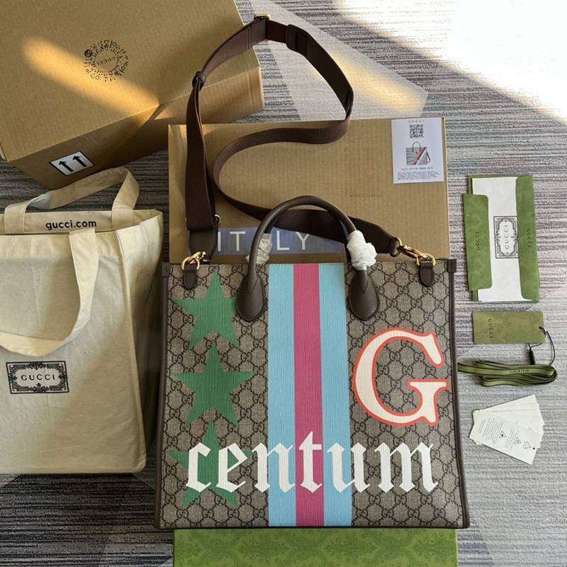 Very popular all over the world? Gucci Geometric Print Medium Tote Bag 2 sizes gut79735