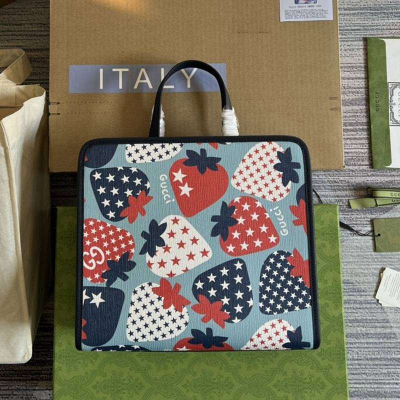 Gucci Strawberry Star Tote Bag Replica gug14729, popular all over the world