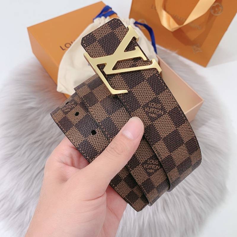 21-22AW Louis Vuitton Replica Santur Damier Print 40MM Reversible Belt vuk15270