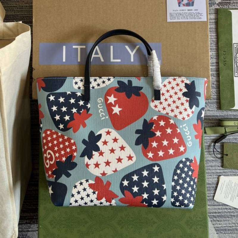 Very popular! Gucci strawberry fake star tote bag gux14154
