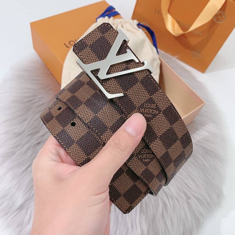 Extremely rare! Louis Vuitton replica Santur Damier print 40mm reversible belt vuc97662 Extremely rare! Louis Vuitton replica Santur Damier print 40mm reversible belt vuc97662