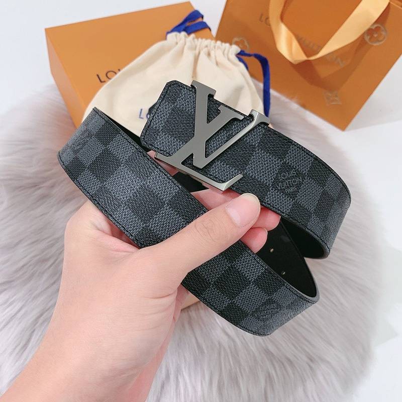 New for Spring Louis Vuitton Santur Damier Print Replica 40MM Reversible Belt vun80032