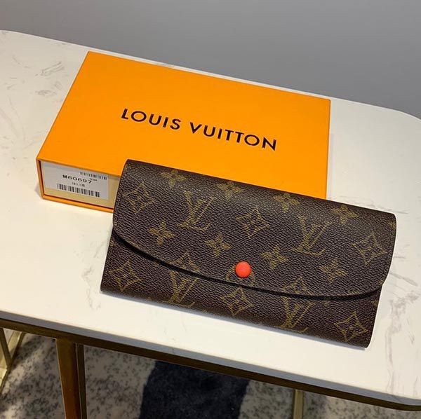 Louis Vuitton Wallet Replica Monogram Portefeuille Emily Mimosa Long Wallet LV20268