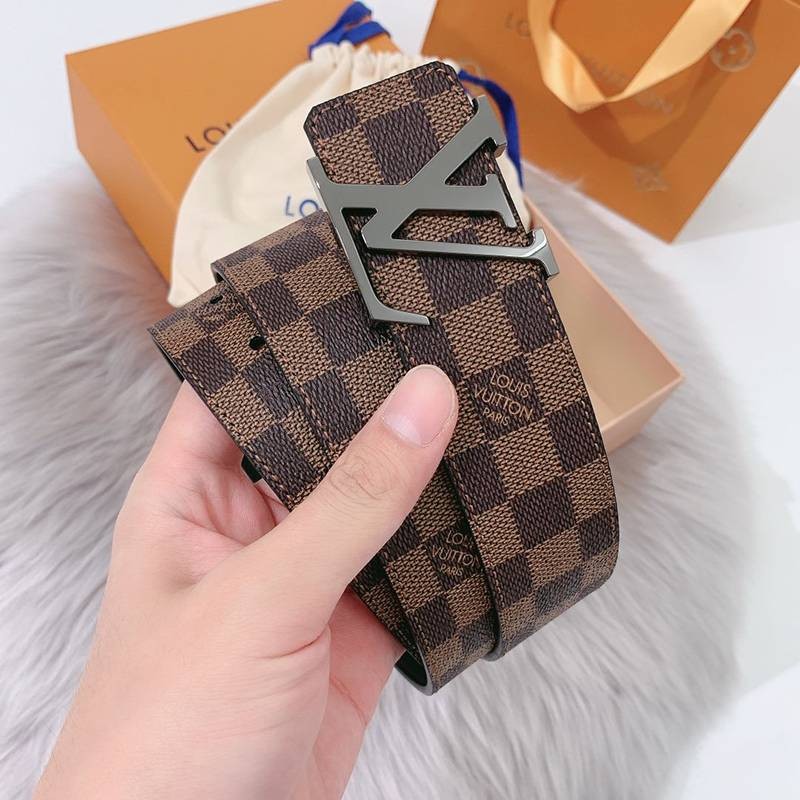 Not available in Japan Louis Vuitton Santur Damier Print Replica 40MM Reversible Belt vur45150