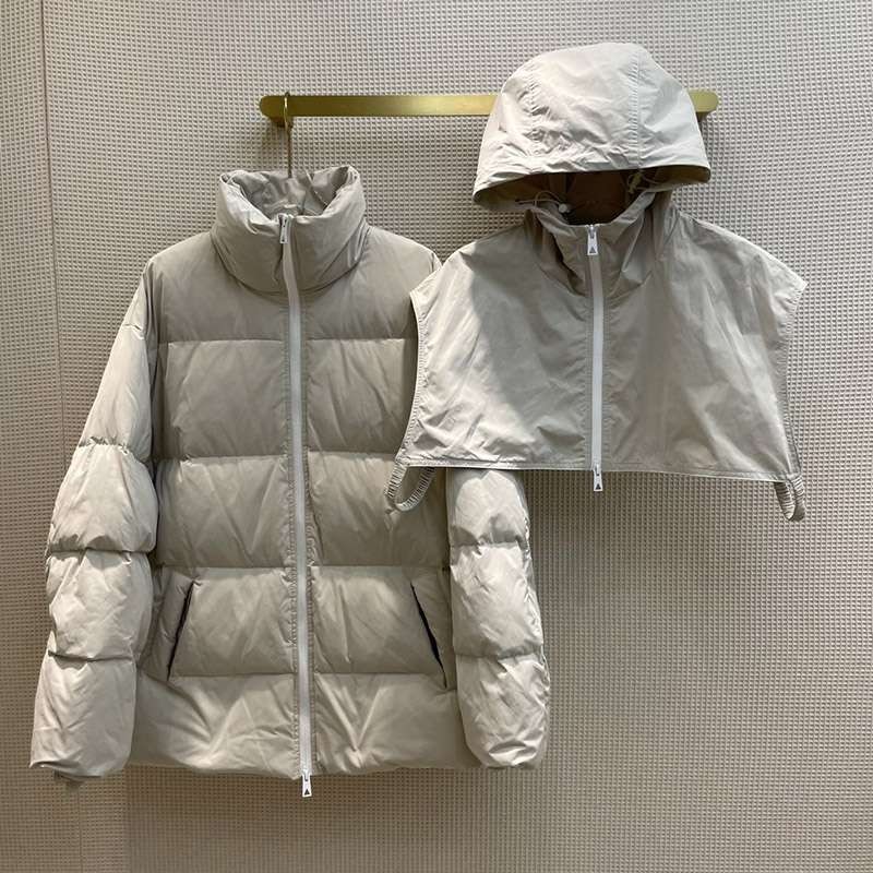 Free shipping Bottega Veneta medium length down jacket fake CW30720BV