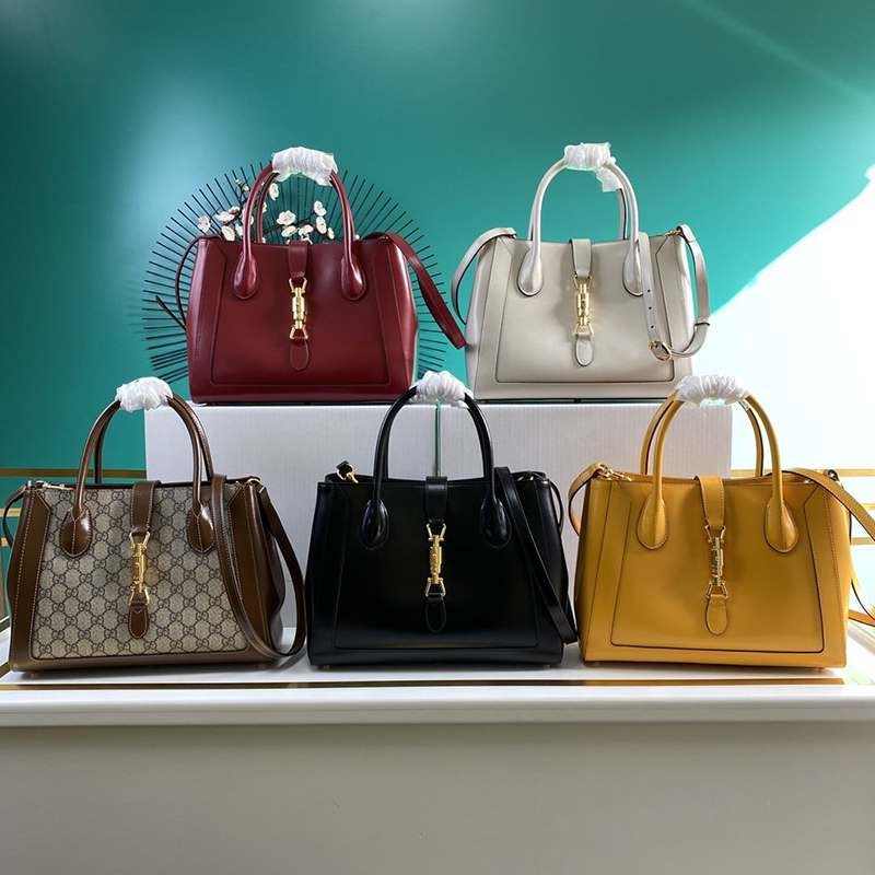 Eye-catching colors Gucci [Jackie 1961 copy] Medium tote bag 5 colors guu83473