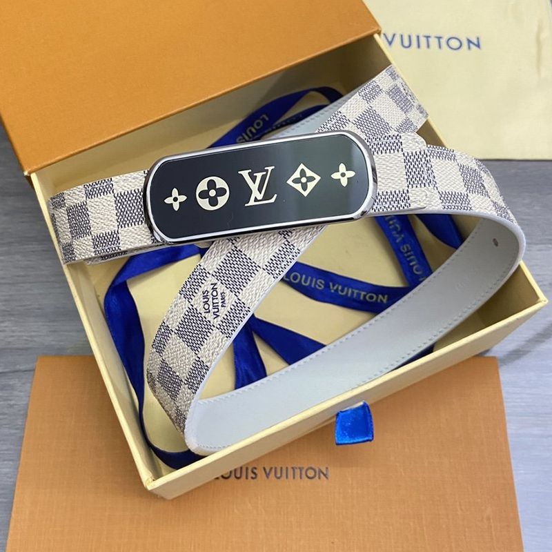 ★Popular in Japan! Louis Vuitton Santur Cruiser Replica 25MM Reversible Belt vul24177