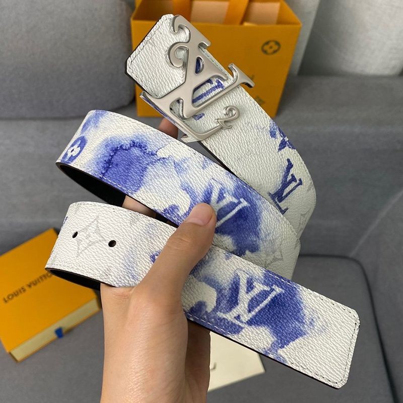 NIGO x Louis Vuitton "LV2" Limited Collaboration? Santur? LV Shape Replica 40MM Reversible Belt vuw04357 NIGO x Louis Vuitton "LV2" Limited Collaboration? Santur? LV Shape Replica 40MM Reversible Belt vuw04357