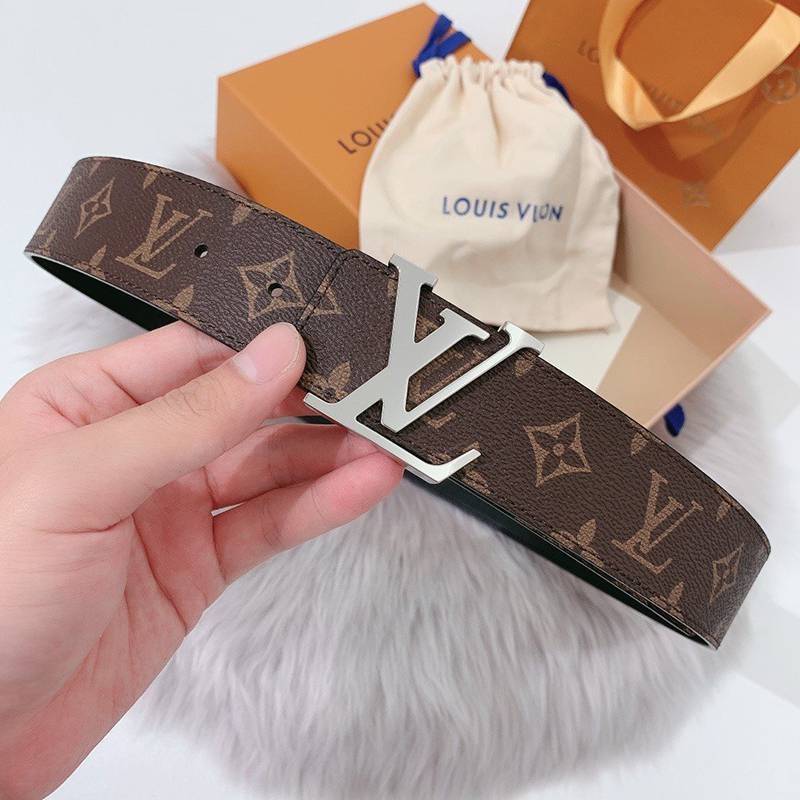 Rare color Louis Vuitton replica Santur Monogram print 40MM reversible belt vur02308