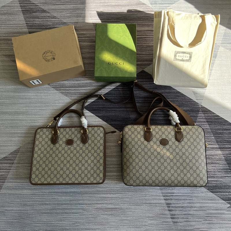 21AW New Gucci Replica Interlocking G Business Case 2 Sizes gui70573