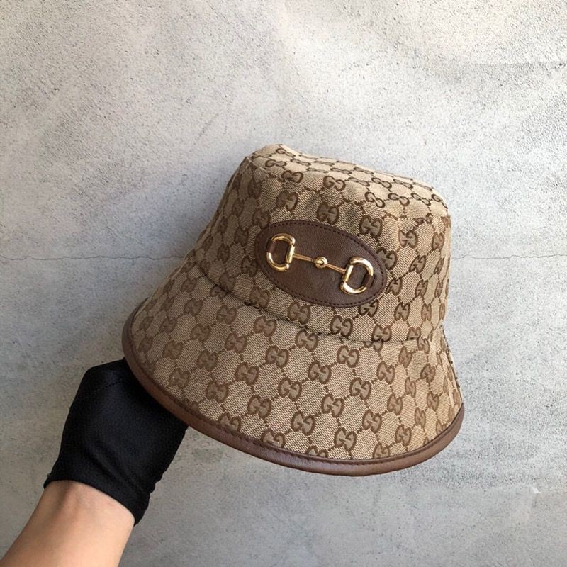 New for Autumn/Winter: Gucci GG Canvas Fedora Baguette Hat guz46238