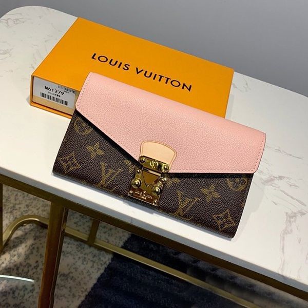 No customs duties [Louis Vuitton long wallet replica] Monogram Portefeuille Pallas M61279