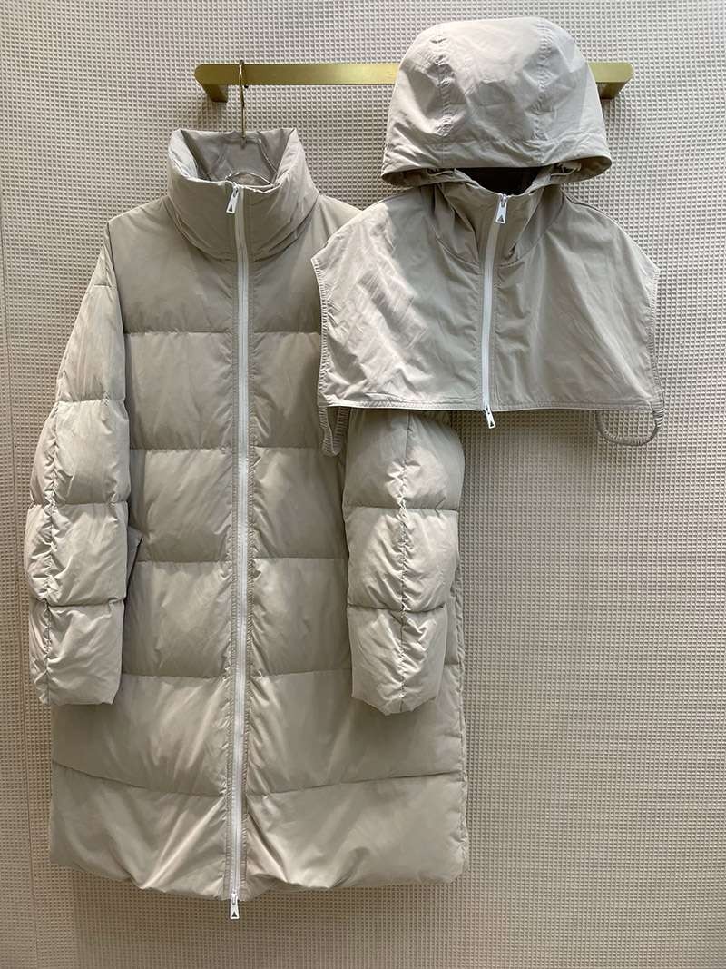 Cute and warm? Bottega Veneta long style down jacket fake bob22594