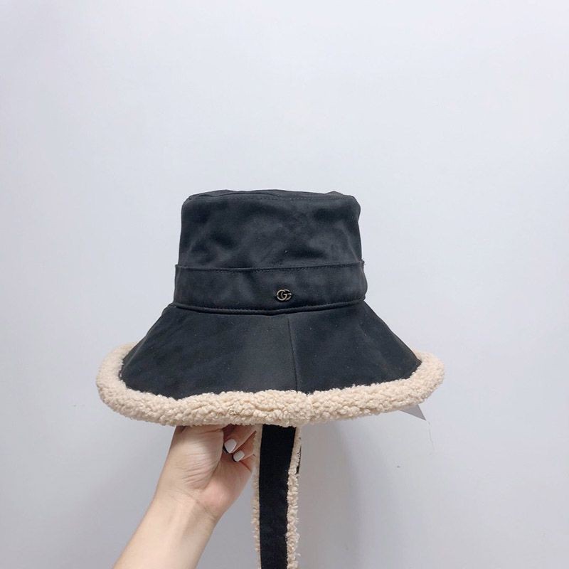 21-22AW Gucci Bucket Hat GG Lambswool Replica guz63841