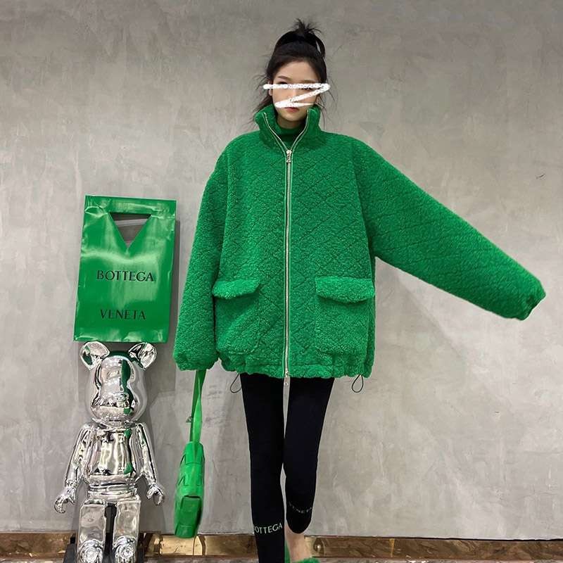 Popularity rising Bottega Veneta fleece jacket fake bom96030