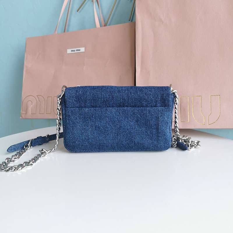 Miu Miu x Levi's Crystal Chain Shoulder Bag myz93772, Sold Out