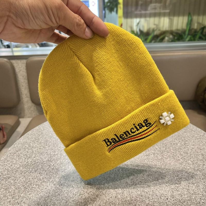 New for Autumn/Winter Balenciaga Logo Intarsia Knit Hat? Copy ban19289