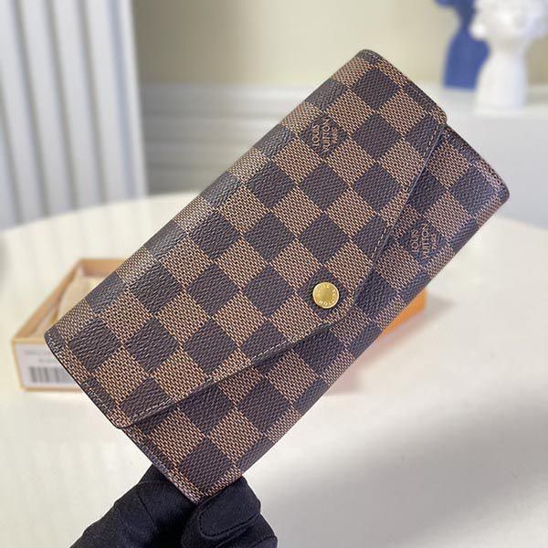 Free wrapping Louis Vuitton wallet replica Portefeuille Sarah LV20288