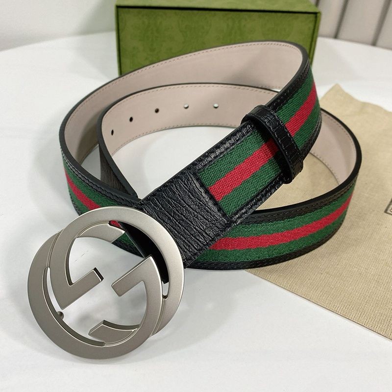 Rare color [Gucci belt replica] Reversible GG Supreme canvas 38mm gum28434