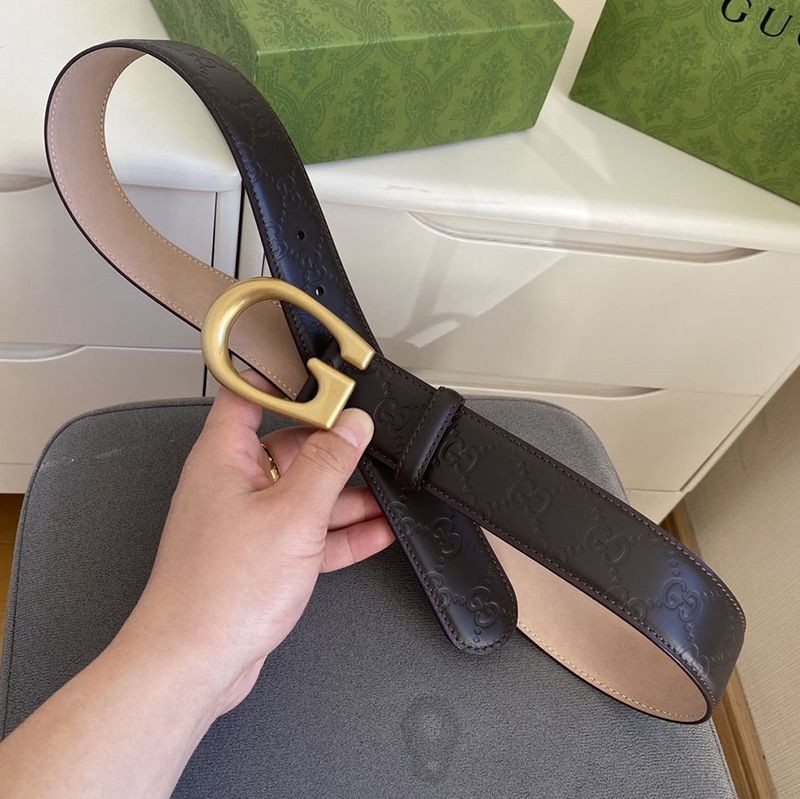 Very popular! Gucci reversible belt replica square buckle 38mm guo56952 Very popular! Gucci reversible belt replica square buckle 38mm guo56952