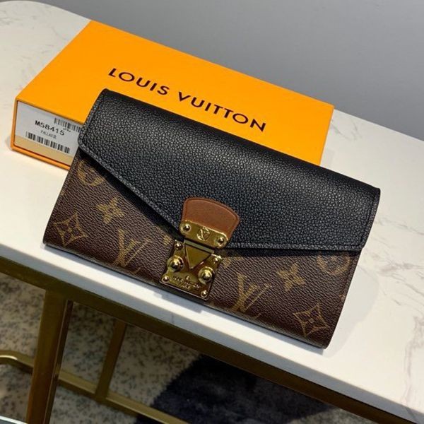[Not available in Japan] Louis Vuitton Wallet Replica Portefeuille Pallas Monogram Leather Monogram M58415