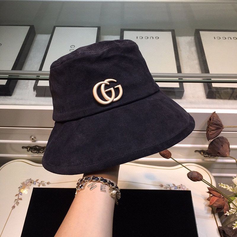 Competition for fake Gucci GG canvas fedora baguette hat gud26877