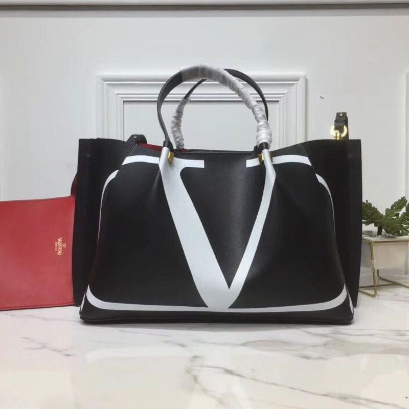 Valentino Tote Bag Replica Garavani V Logo Escape Medium Bag Vup12861