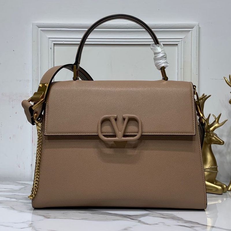 Not available in Japan [Valentino shoulder bag copy] Popular ★ V sling calfskin mini handbag Vuz82371