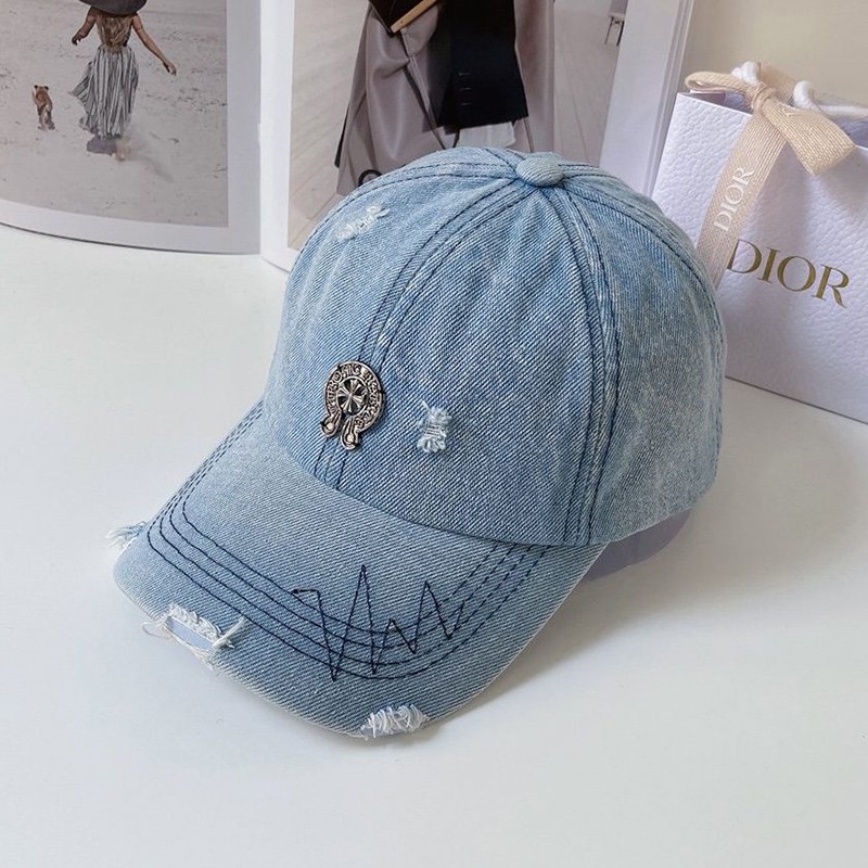 New on Sale: Chrome Hearts Replica Dagger Suede 5 Panel Cap Black Kub82777