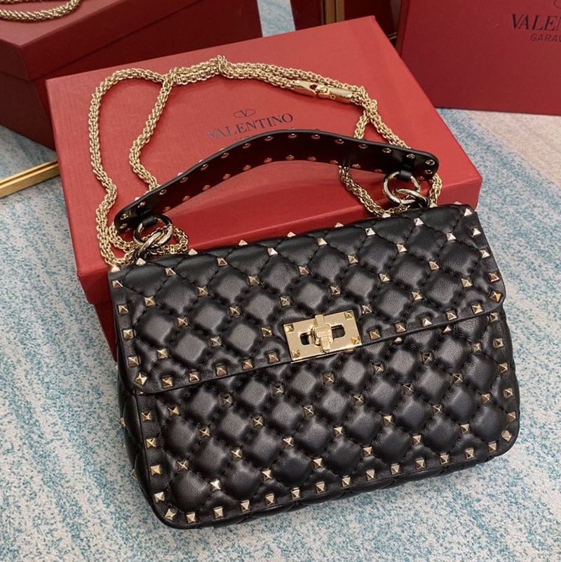 Competition [Valentino Shoulder Bag Replica] Popular ★ Rockstud Spike Small Bag Vua25766