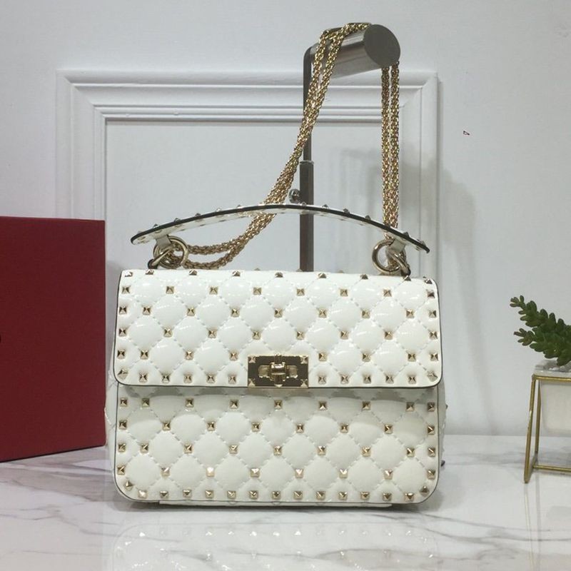 Cute [Valentino shoulder bag copy] Popular ★ Rockstud spike small bag Vug43872