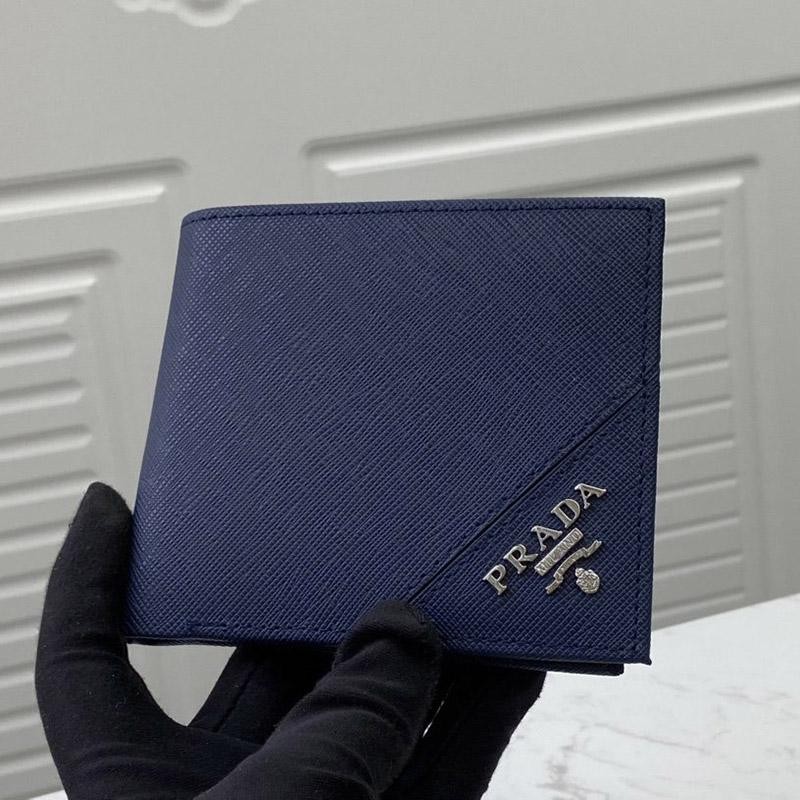 21-22AW Perfect gift? Prada leather folding wallet pux37718