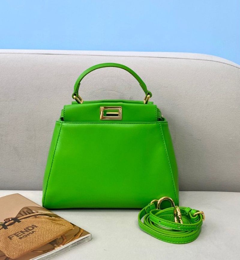 Rare color Fendi replica Peekaboo mini leather bag fer24035