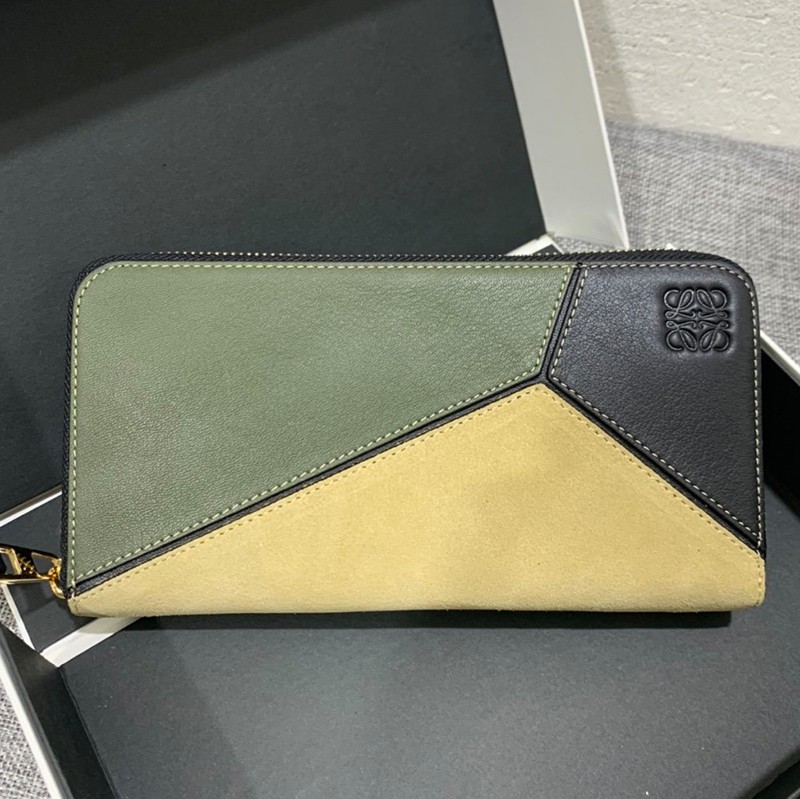 Classic Loewe Wallet Puzzle Replica Round Zip Wallet lon03962