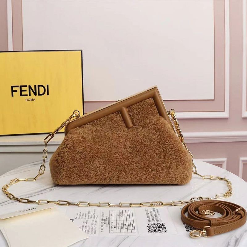 Classic Fendi First Replica Small Sheepskin Bag fei88936