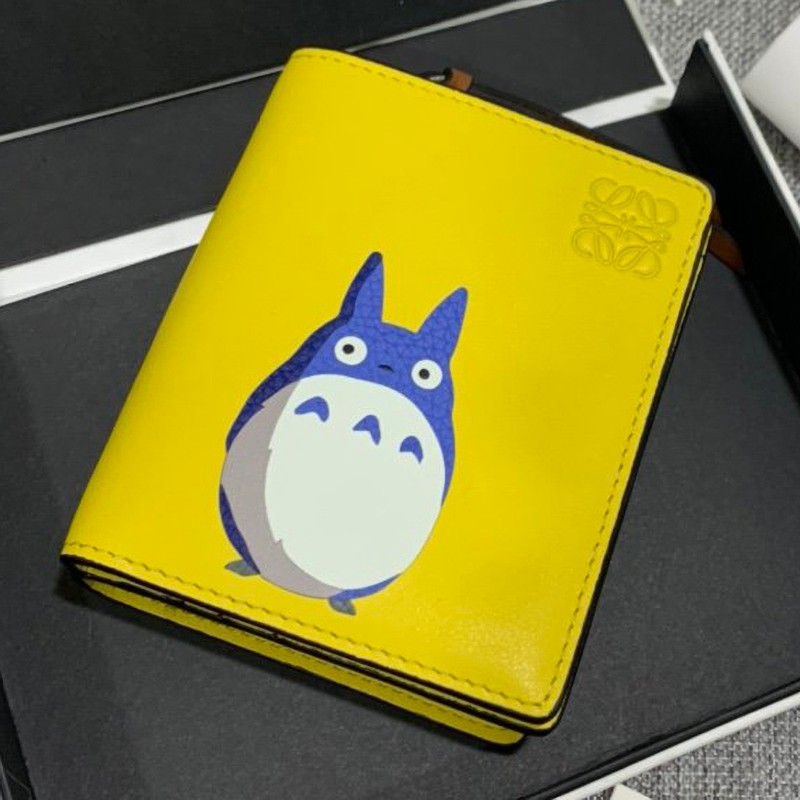 [SALE] Loewe Totoro Wallet Replica ★ Totoro Dust Bunny Compact Zip Wallet lov32425