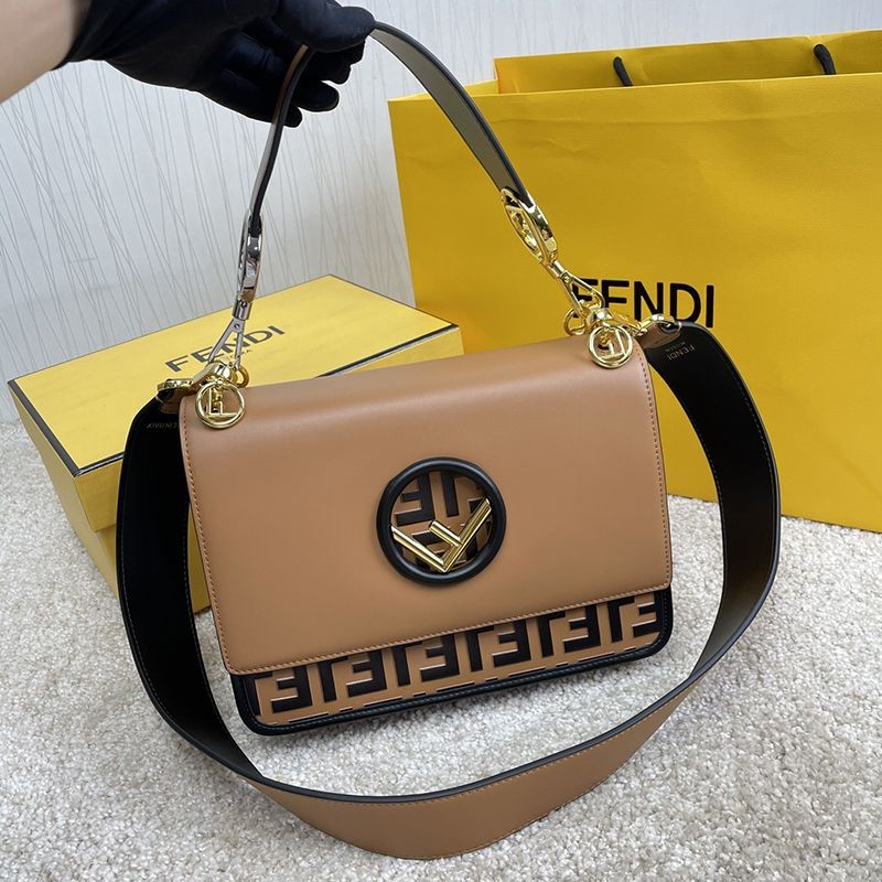Very popular: Fendi Canay F fake leather bag fes02816