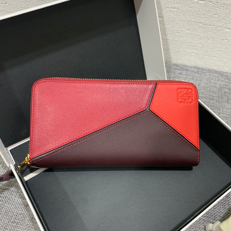 Cute Loewe Wallet Puzzle Replica Round Zip Wallet LOP29728