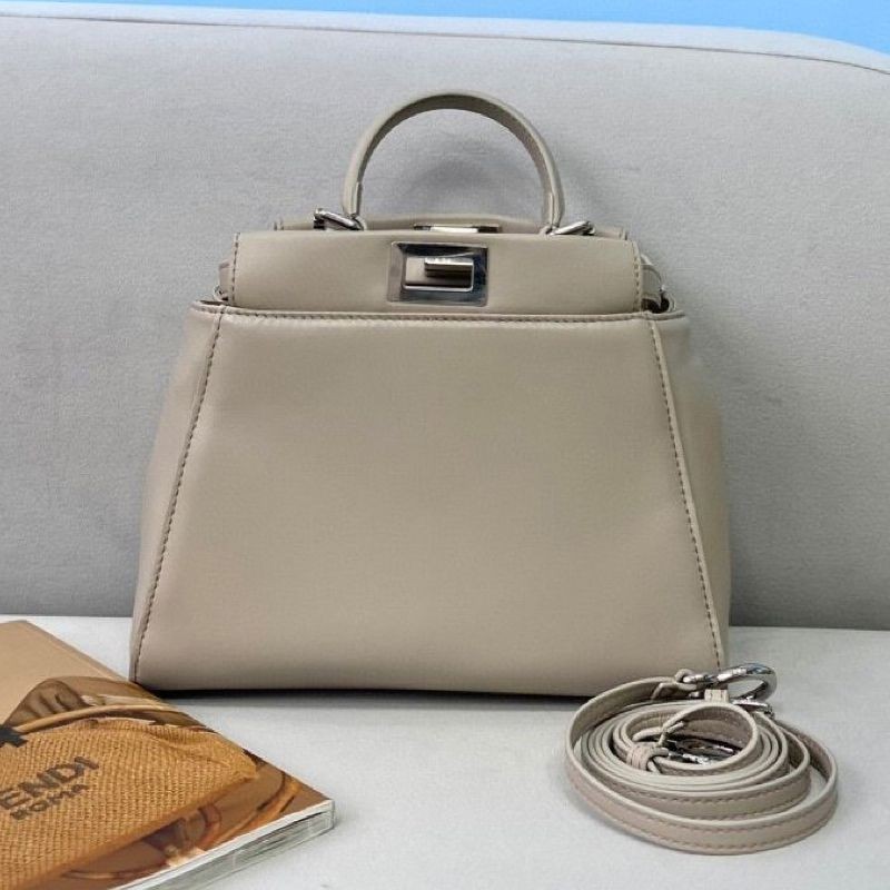 New Fall/Winter Fendi Replica Peekaboo Mini Leather Bag feq73977