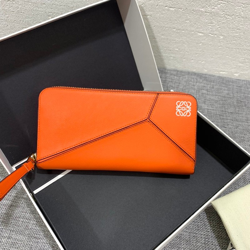 Loewe wallet puzzle copy round zip wallet loy21668 sold out