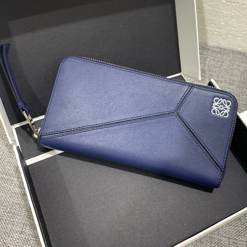 New for Autumn/Winter LOEWE Wallet Puzzle Replica Round Zip Wallet loz03042