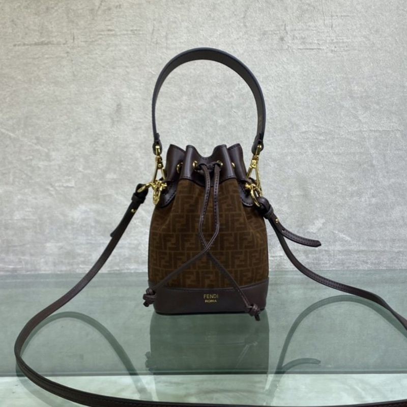 Fendi Mon Tresor replica suede FF mini bag not available in Japan feo56956