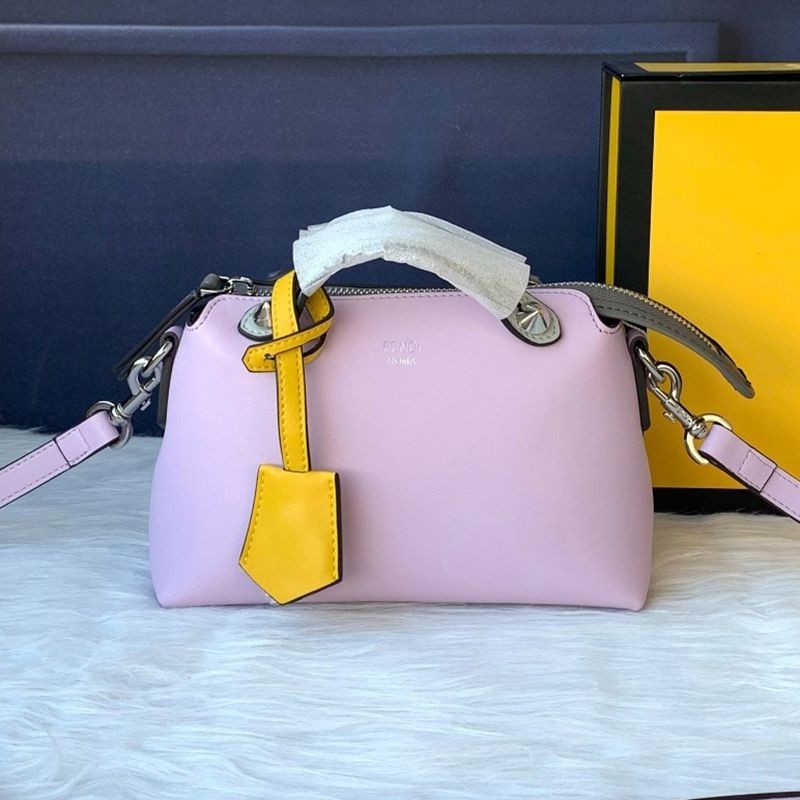 Cute Fendi Replica By the Way Small Leather Boston Bag fep90744