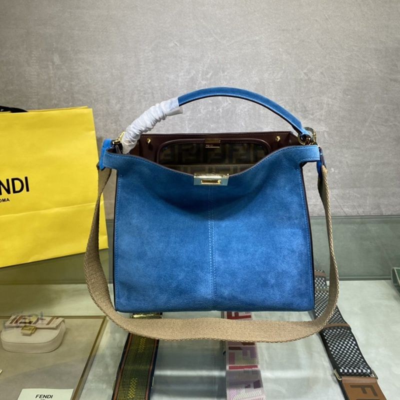Rare color Fendi copy Peekaboo iSeeU small bag fec06617