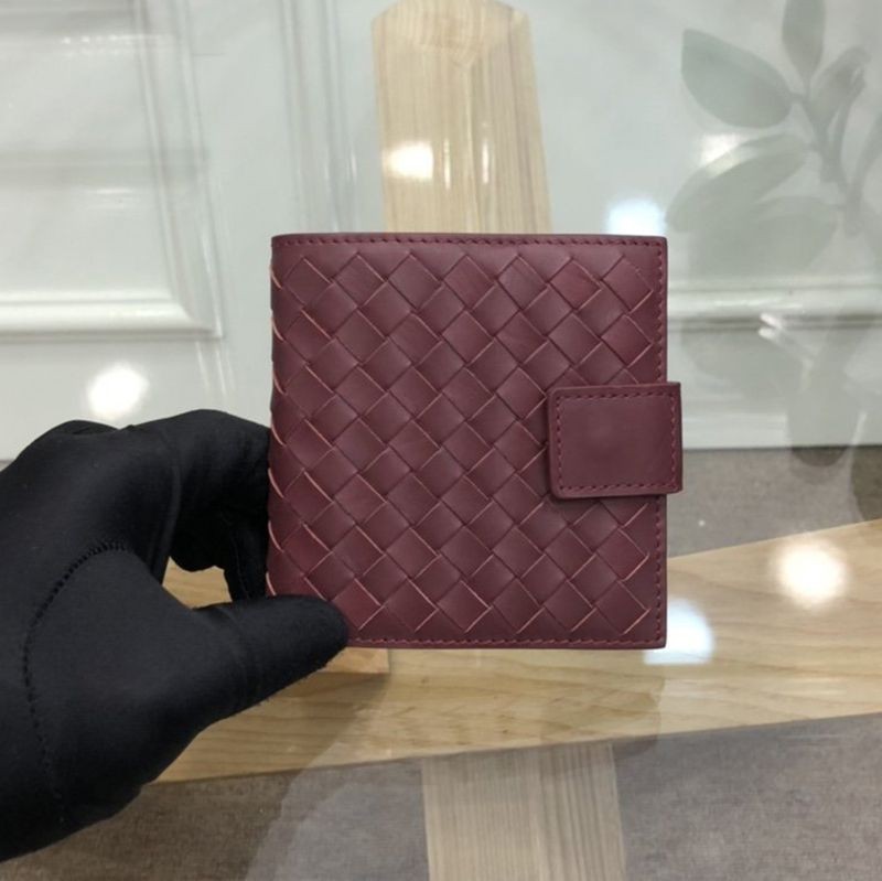 Classic Bottega Veneta Intrecciato Bi-fold Wallet Replica boy68772