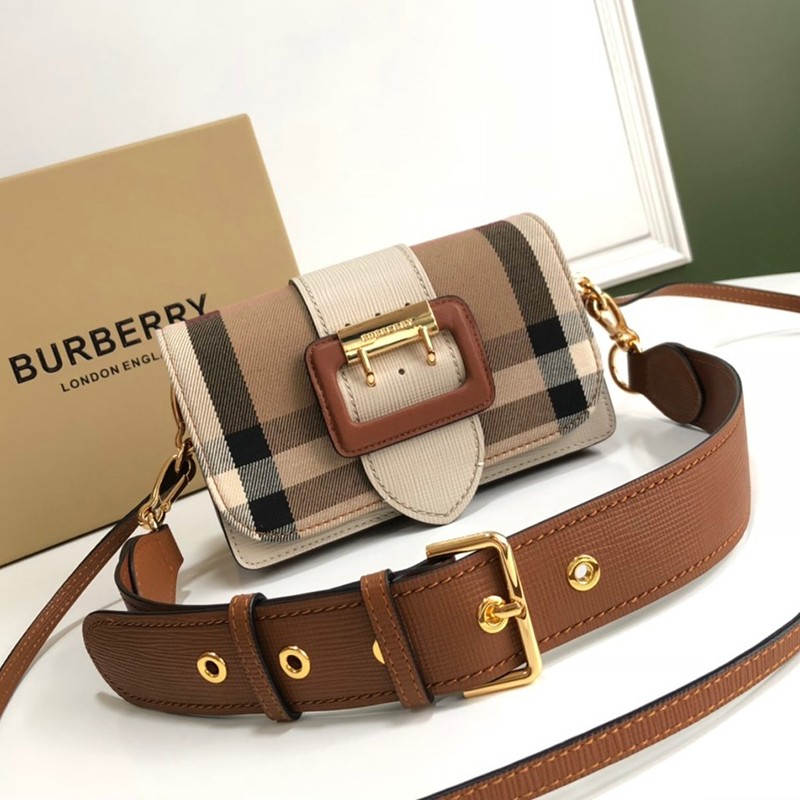 Very popular [Burberry shoulder bag replica] Crossbody ZIP & buckle Bam04166