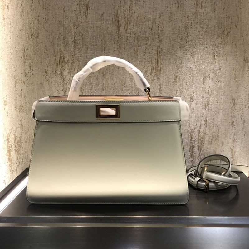 Sold out Fendi Replica Peekaboo I See You Small Leather Bag fej61931