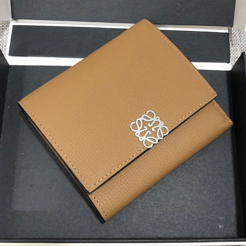 21-22AW [Loewe Wallet Replica] Anagram Trifold 6 cc Wallet loy75932
