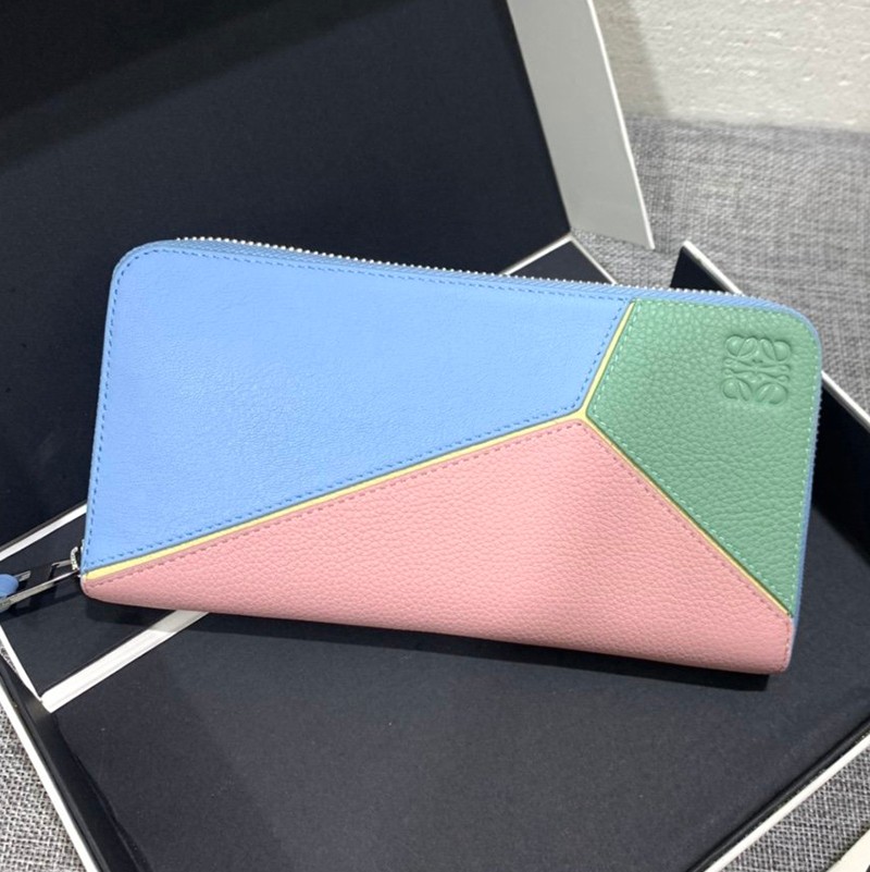 Cute Loewe Wallet Puzzle Replica Round Zip Wallet lob69387